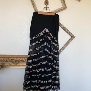 Free People mesh skirt